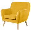 shop Living & more lænestol - Vigga - Mustard af living-og-more - online shopping tilbud rabat hos shoppetur.dk