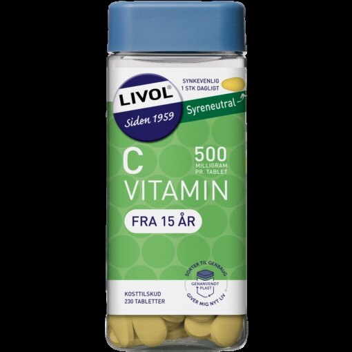 shop Livol C-vitamin 230 Pieces af Livol - online shopping tilbud rabat hos shoppetur.dk