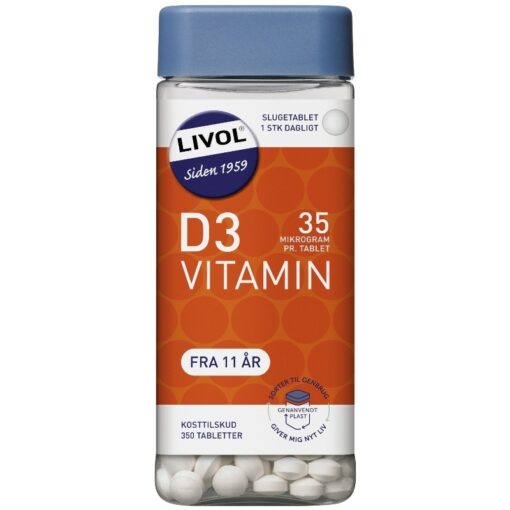 shop Livol D3 vitamin 350 Pices af Livol - online shopping tilbud rabat hos shoppetur.dk