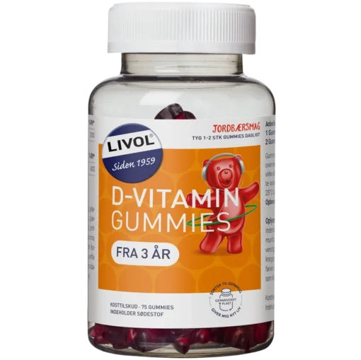 shop Livol Gummies D-vitamin 75 Pieces af Livol - online shopping tilbud rabat hos shoppetur.dk