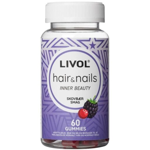 shop Livol Gummies Hair & Nails 60 Pieces af Livol - online shopping tilbud rabat hos shoppetur.dk