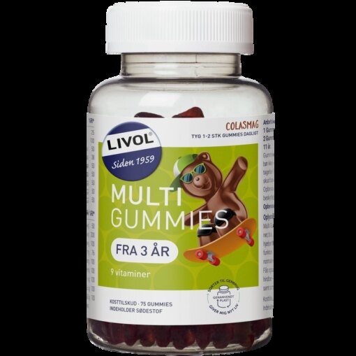 shop Livol Gummies Multi Cola 75 Pieces af Livol - online shopping tilbud rabat hos shoppetur.dk