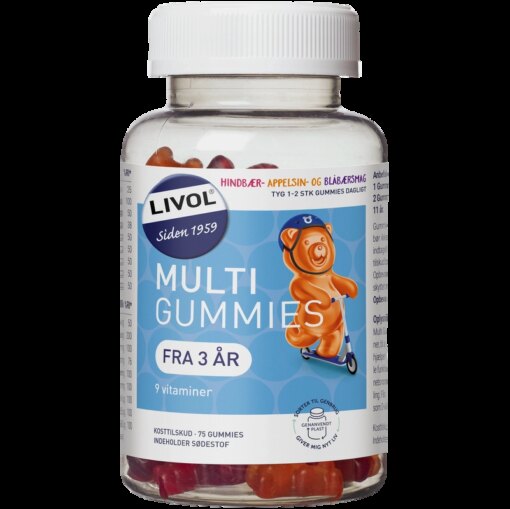 shop Livol Gummies Multi Original 75 Pieces af Livol - online shopping tilbud rabat hos shoppetur.dk