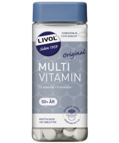 shop Livol Multivitamin 50+ 150 Pieces af Livol - online shopping tilbud rabat hos shoppetur.dk