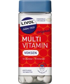 shop Livol Multivitamin Voksen 150 Pieces af Livol - online shopping tilbud rabat hos shoppetur.dk