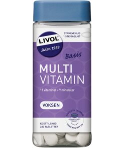 shop Livol Multivitamin Voksen Basis 230 Pieces af Livol - online shopping tilbud rabat hos shoppetur.dk