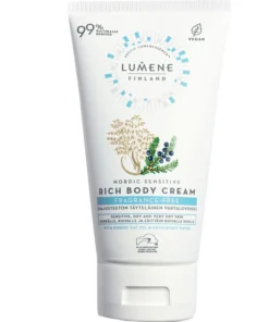 shop Lumene Nordic Sensitive Nordic Sensitive Fragrance-Free Rich Body Cream 150 ml af Lumene - online shopping tilbud rabat hos shoppetur.dk