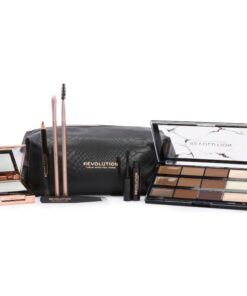 shop Makeup Revolution Brow Shaping Kit With Bag (Limited Edition) af Makeup Revolution - online shopping tilbud rabat hos shoppetur.dk