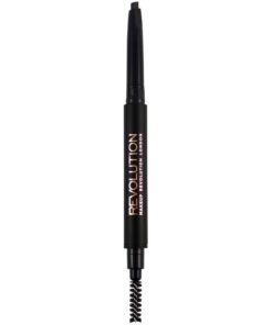 shop Makeup Revolution Duo Brow Pencil - Medium Brown af Makeup Revolution - online shopping tilbud rabat hos shoppetur.dk