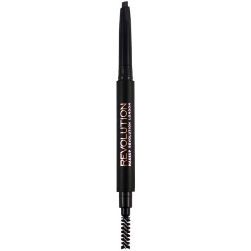 shop Makeup Revolution Duo Brow Pencil - Medium Brown af Makeup Revolution - online shopping tilbud rabat hos shoppetur.dk