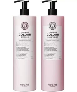 shop Maria Nila Luminous Colour Set 1000 + 1000 ml af Maria Nila - online shopping tilbud rabat hos shoppetur.dk