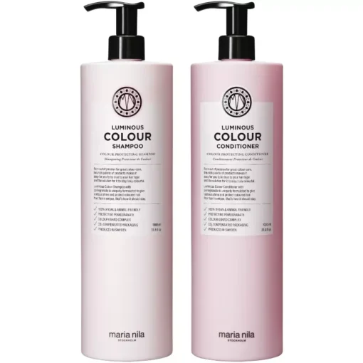 shop Maria Nila Luminous Colour Set 1000 + 1000 ml af Maria Nila - online shopping tilbud rabat hos shoppetur.dk