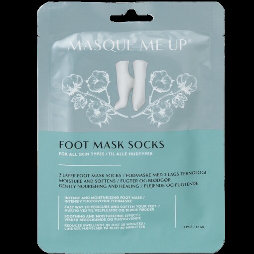 shop Masque Me Up Foot Mask Socks 1 Piece af Masque Me Up - online shopping tilbud rabat hos shoppetur.dk