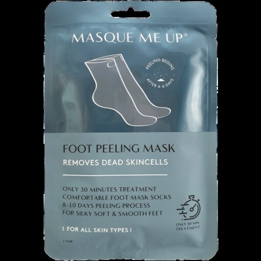 shop Masque Me Up Foot Peeling Mask 1 Pair af Masque Me Up - online shopping tilbud rabat hos shoppetur.dk