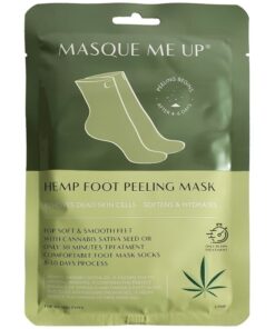 shop Masque Me Up Hemp Foot Peeling Mask 1 Pair af Masque Me Up - online shopping tilbud rabat hos shoppetur.dk