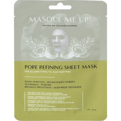 shop Masque Me Up Pore Refining Sheet Mask 1 Pieces af Masque Me Up - online shopping tilbud rabat hos shoppetur.dk