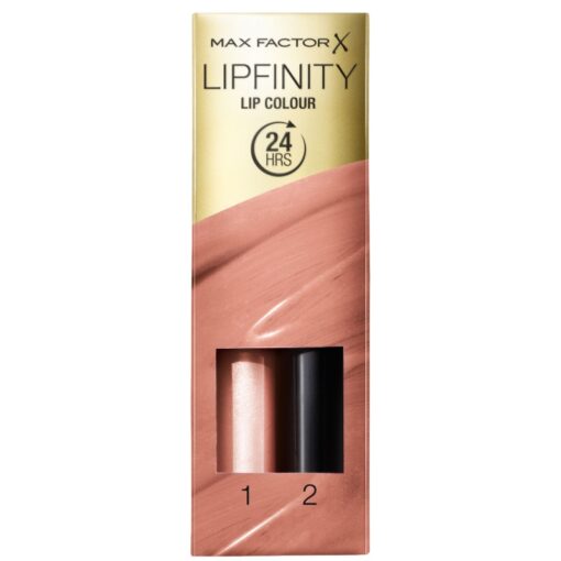 shop Max Factor Lipfinity 2-step Long Lasting Lipstick 2.3 ml + 1.9 g - 006 Always Delicate af Max Factor - online shopping tilbud rabat hos shoppetur.dk