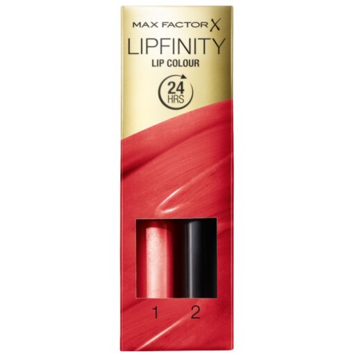 shop Max Factor Lipfinity 2-step Long Lasting Lipstick 2.3 ml + 1.9 g - 142 Evermore Radiant af Max Factor - online shopping tilbud rabat hos shoppetur.dk