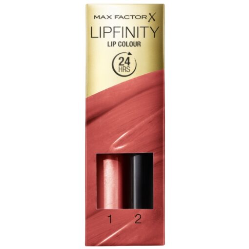 shop Max Factor Lipfinity 2-step Long Lasting Lipstick 2.3 ml + 1.9 g - 144 Endlessly Magic af Max Factor - online shopping tilbud rabat hos shoppetur.dk