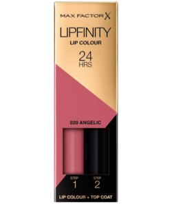 shop Max Factor Lipfinity 2-step Long Lasting Lipstick 2.3 ml + 1.9 g - 20 Angelic af Max Factor - online shopping tilbud rabat hos shoppetur.dk