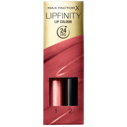 shop Max Factor Lipfinity 2-step Long Lasting Lipstick 2.3 ml + 1.9 g - 30 Cool af Max Factor - online shopping tilbud rabat hos shoppetur.dk