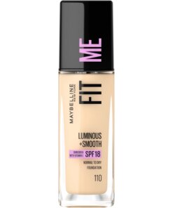 shop Maybelline Fit Me Luminous + Smooth Foundation - 110 Porcelain af Maybelline - online shopping tilbud rabat hos shoppetur.dk