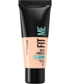 shop Maybelline Fit Me Matte + Poreless Foundation Normal To Oily 30 ml - 102 Fair Ivory af Maybelline - online shopping tilbud rabat hos shoppetur.dk