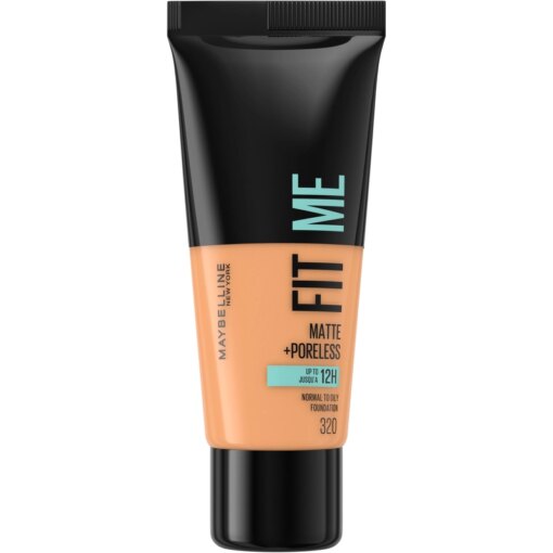 shop Maybelline Fit Me Matte + Poreless Foundation Normal To Oily 30 ml - 320 Natural Tan af Maybelline - online shopping tilbud rabat hos shoppetur.dk