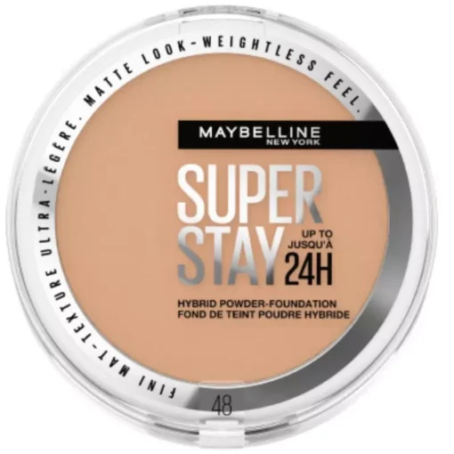 shop Maybelline New York Superstay 24H Hybrid Powder Foundation 9 gr. - 48 af Maybelline - online shopping tilbud rabat hos shoppetur.dk