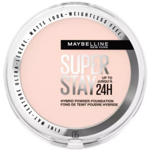 shop Maybelline New York Superstay 24H Hybrid Powder Foundation 9 gr. - 5 af Maybelline - online shopping tilbud rabat hos shoppetur.dk