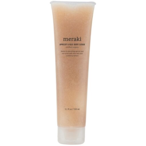 shop Meraki Apricot And Rice Body Scrub 150 ml af Meraki - online shopping tilbud rabat hos shoppetur.dk