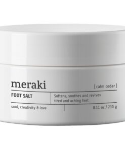 shop Meraki Foot Salt Calm Cedar 230 gr. af Meraki - online shopping tilbud rabat hos shoppetur.dk