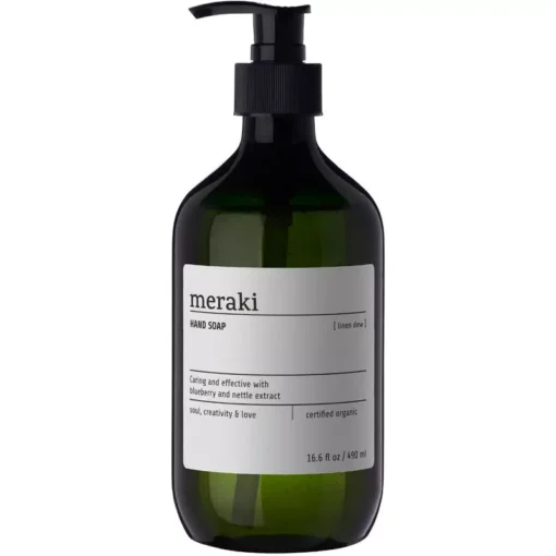 shop Meraki Hand Soap Linen Dew 490 ml af Meraki - online shopping tilbud rabat hos shoppetur.dk