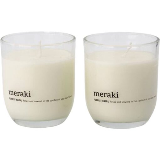 shop Meraki Scented Candle Kit - Forest Rain af Meraki - online shopping tilbud rabat hos shoppetur.dk