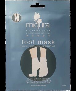 shop Miqura 2 Layer Foot Mask Socks 1 Pair af Miqura - online shopping tilbud rabat hos shoppetur.dk