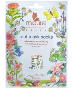 shop Miqura Flower Foot Mask 1 Pair (Bemærk udløbsdatoen) af Miqura - online shopping tilbud rabat hos shoppetur.dk