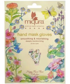 shop Miqura Flower Hand Mask 1 Pair af Miqura - online shopping tilbud rabat hos shoppetur.dk