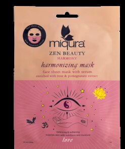 shop Miqura Zen Harmony Face Sheet Mask 1 Pieces af Miqura - online shopping tilbud rabat hos shoppetur.dk