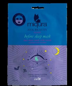 shop Miqura Zen Sleep Face Sheet Mask 1 Pieces af Miqura - online shopping tilbud rabat hos shoppetur.dk