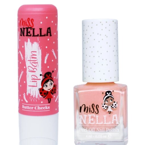 shop Miss NELLA Lip Balm Set - Peach Slushie af Miss NELLA - online shopping tilbud rabat hos shoppetur.dk