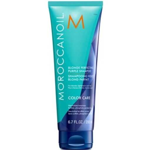 shop Moroccanoil Blonde Perfecting Purple Shampoo 200 ml af Moroccanoil - online shopping tilbud rabat hos shoppetur.dk