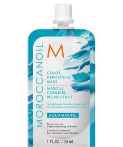 shop Moroccanoil Color Depositing Mask 30 ml - Aquamarine af Moroccanoil - online shopping tilbud rabat hos shoppetur.dk