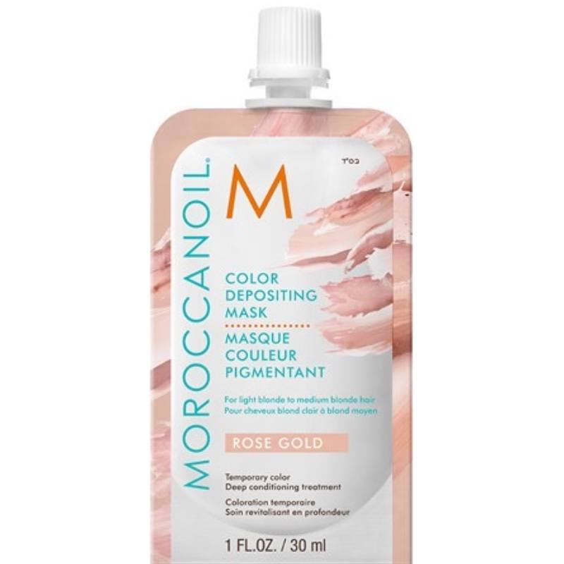 shop Moroccanoil Color Depositing Mask 30 ml - Rose Gold af Moroccanoil - online shopping tilbud rabat hos shoppetur.dk