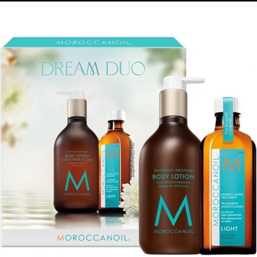 shop Moroccanoil Dream Duo Box 2023 - Light (Limited Edition) af Moroccanoil - online shopping tilbud rabat hos shoppetur.dk