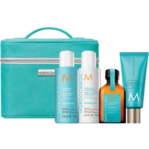 shop Moroccanoil Hydrating Travel Kit (Limited Edition) af Moroccanoil - online shopping tilbud rabat hos shoppetur.dk