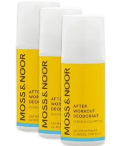 shop Moss & Noor After Workout Deodorant 3 Pack - Clean Eucalyptus af Moss & Noor - online shopping tilbud rabat hos shoppetur.dk