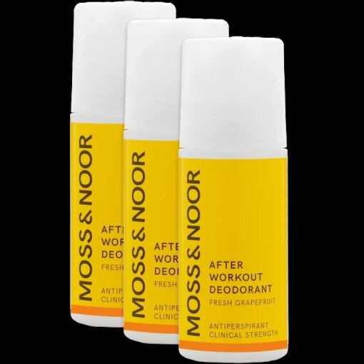 shop Moss & Noor After Workout Deodorant 3 Pack - Fresh Grapefruit af Moss & Noor - online shopping tilbud rabat hos shoppetur.dk