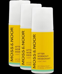 shop Moss & Noor After Workout Deodorant 3 Pack - Light Mint af Moss & Noor - online shopping tilbud rabat hos shoppetur.dk