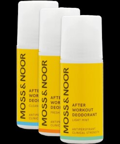 shop Moss & Noor After Workout Deodorant 3 Pack - Mixed af Moss & Noor - online shopping tilbud rabat hos shoppetur.dk