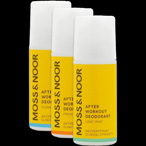 shop Moss & Noor After Workout Deodorant 3 Pack - Mixed af Moss & Noor - online shopping tilbud rabat hos shoppetur.dk